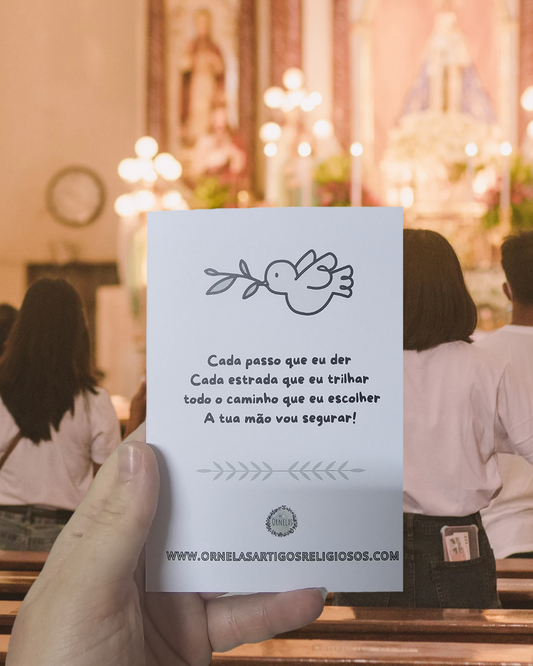 Postal - Lembrança - "Lembrança do Meu Batizado"