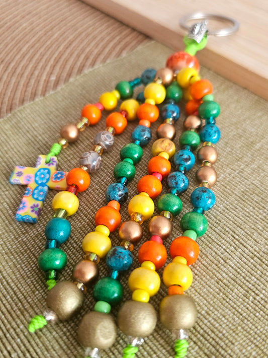 Porta-chaves "5 Mistérios"