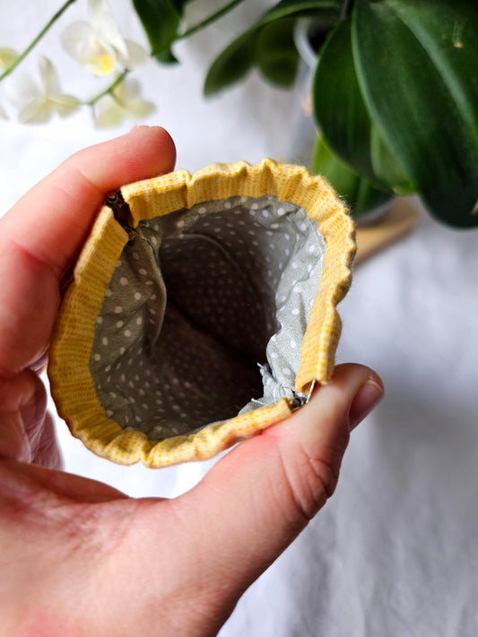 Bolsa Porta-Moedas com Fecho Click-Clack Pequeno