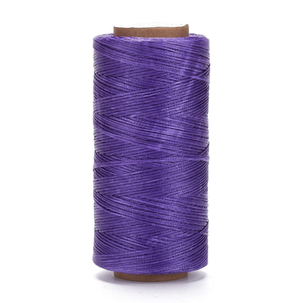 Cordão de Poliéster Encerado - Achatado - 0,8 mm (várias cores)
