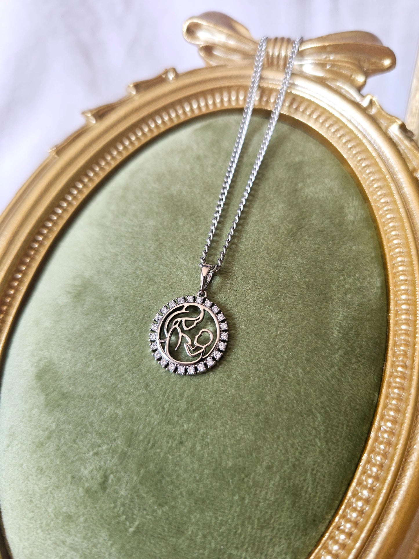 Colar com Medalha Amor de Mãe