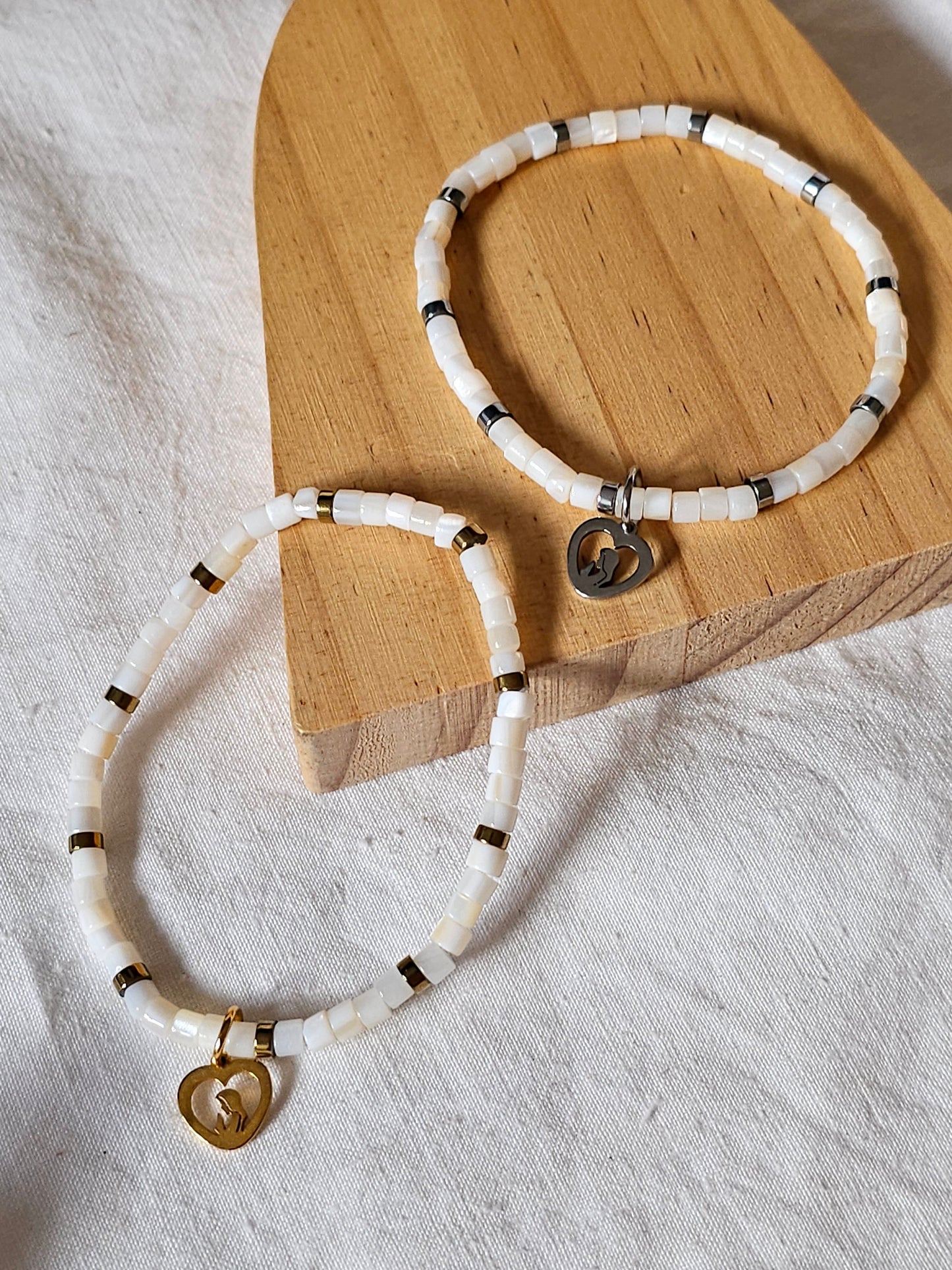 Pulseira em Madrepérola - Dourado