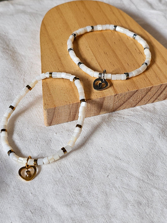 Pulseira em Madrepérola - Dourado