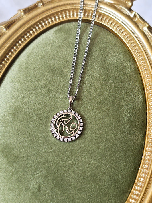 Colar com Medalha Amor de Mãe