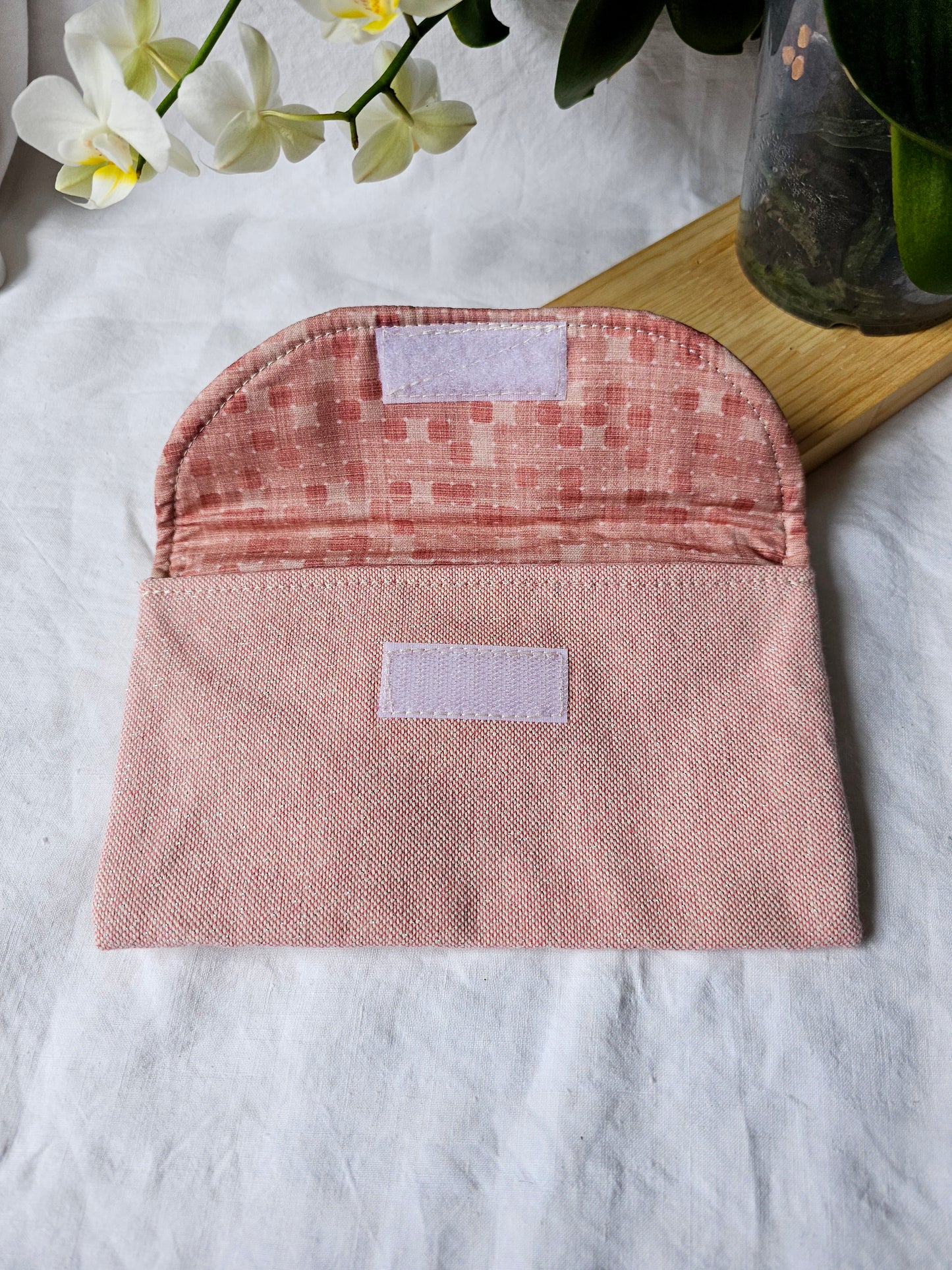 Bolsa Envelope - Linho Alentejano com Brilho (Várias cores)