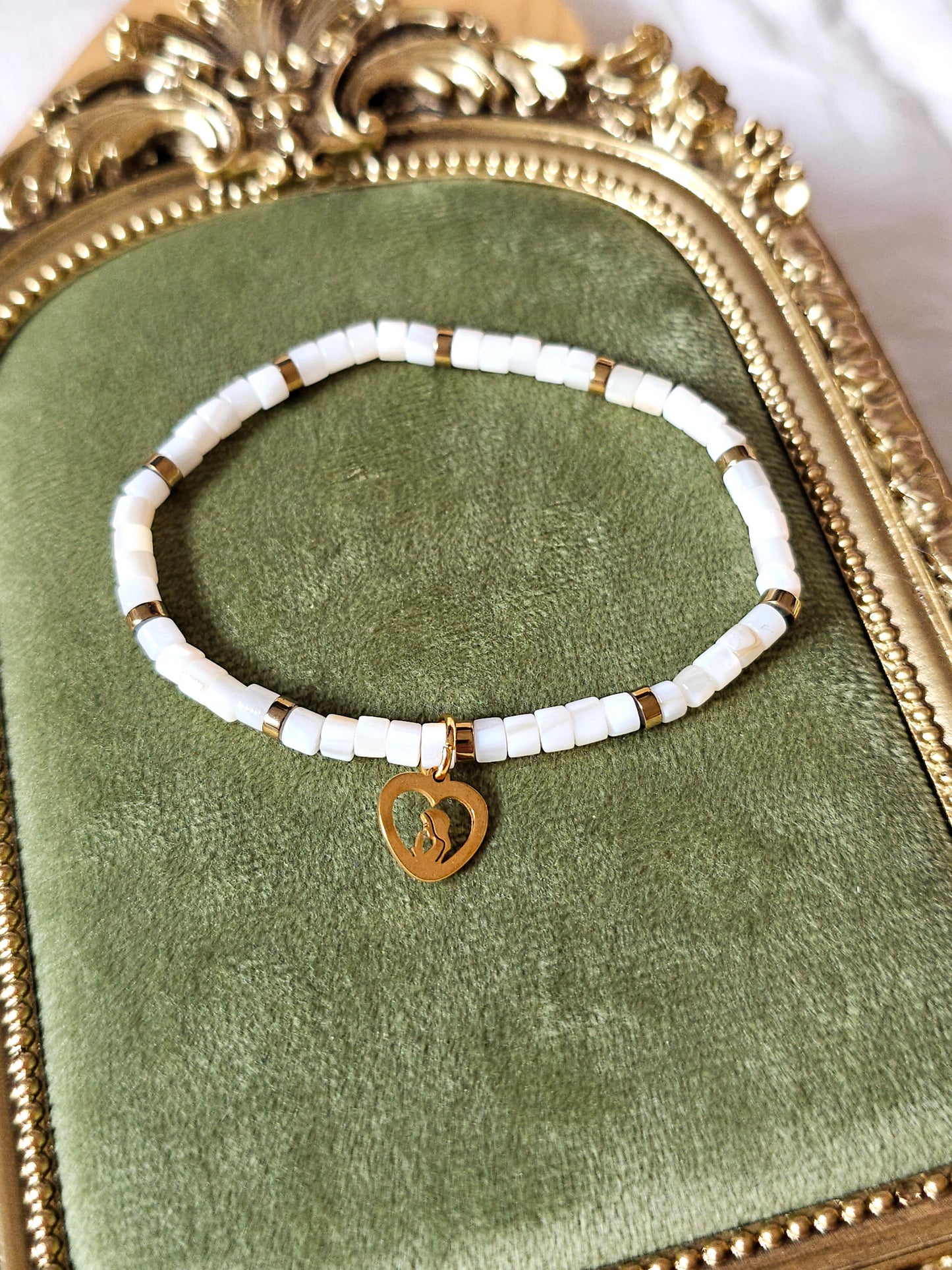 Pulseira em Madrepérola - Dourado