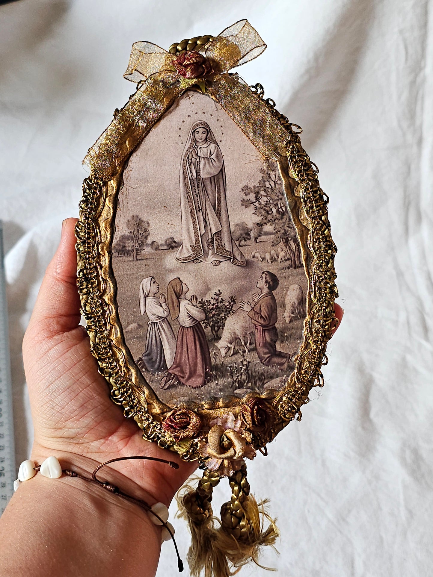 Registo de Nossa Senhora de Fatima com os Pastorinhos