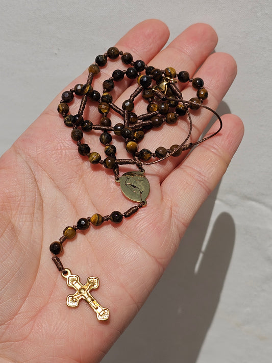 Terço em Olho de Tigre