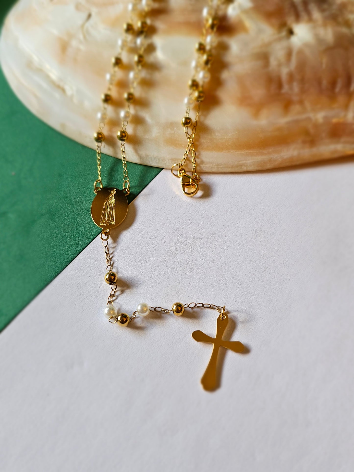 Colar-Terço Nossa Senhora de Fátima
