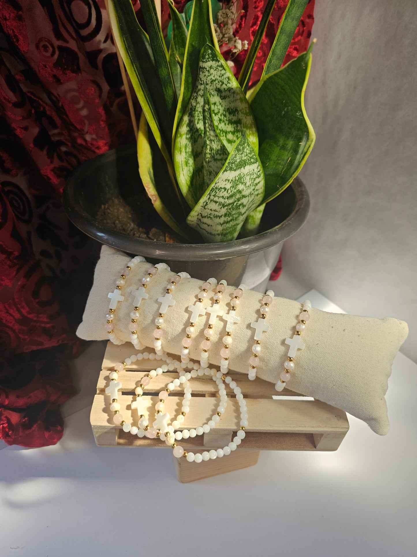 Pulseira de Senhora com Pedras Naturais