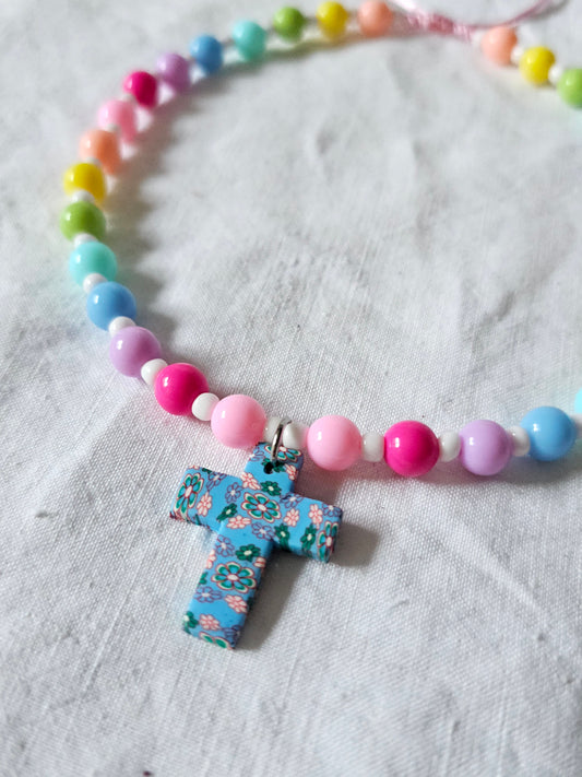 Colar com Cruz Florida