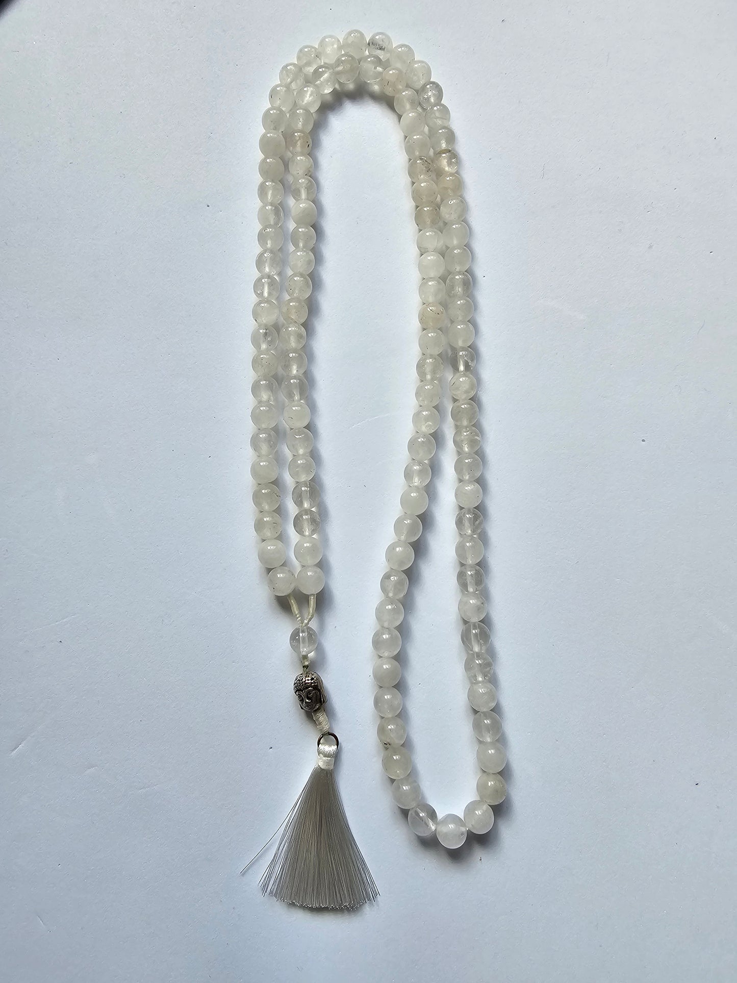 Japamala em Quartzo Cristal - Clareza, Luz e Elevação Espiritual