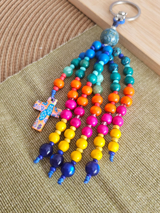 Porta-chaves "5 Mistérios"