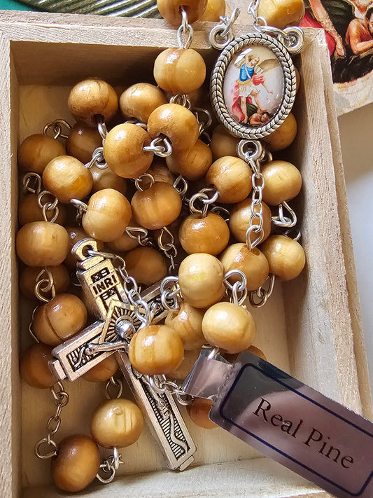 Terço com Caixa - Arcanjo São Miguel