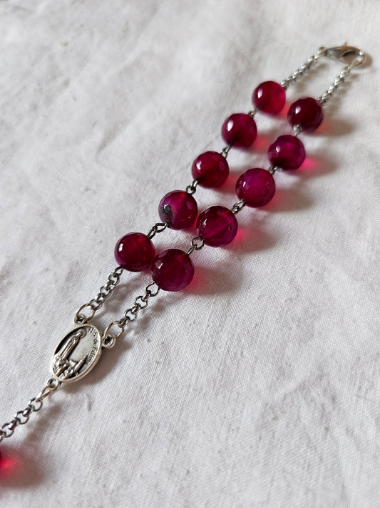 Dezena em Ágata Rosa