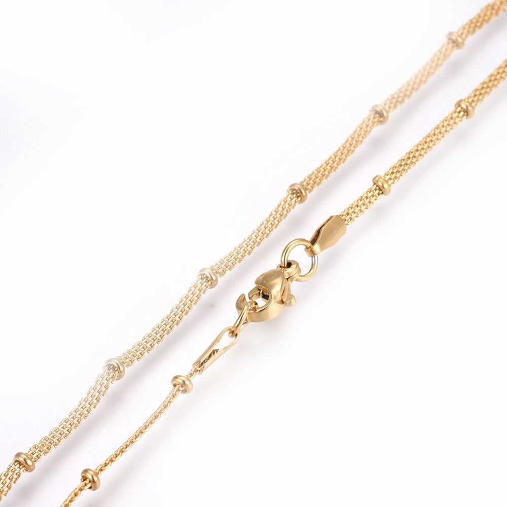 Fio em Aço Inoxidável - Malha com bolinhas 2mm