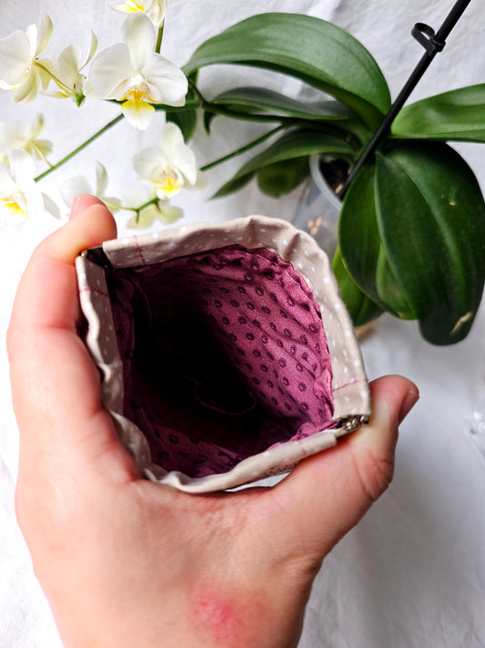 Bolsa Porta-Moedas com Fecho Click-Clack