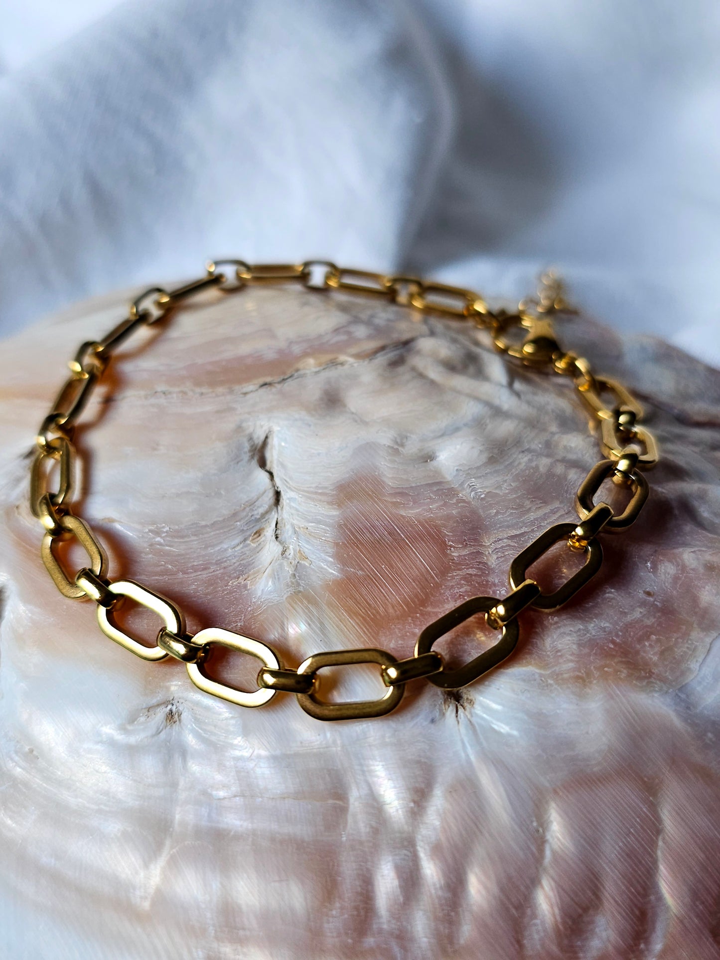 Pulseira Corrente Elos Grandes