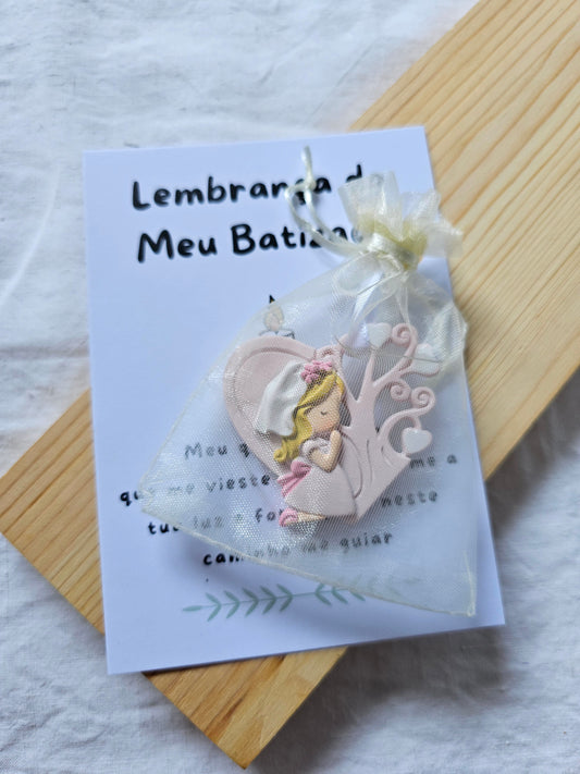 Lembrança para cerimónia religiosa