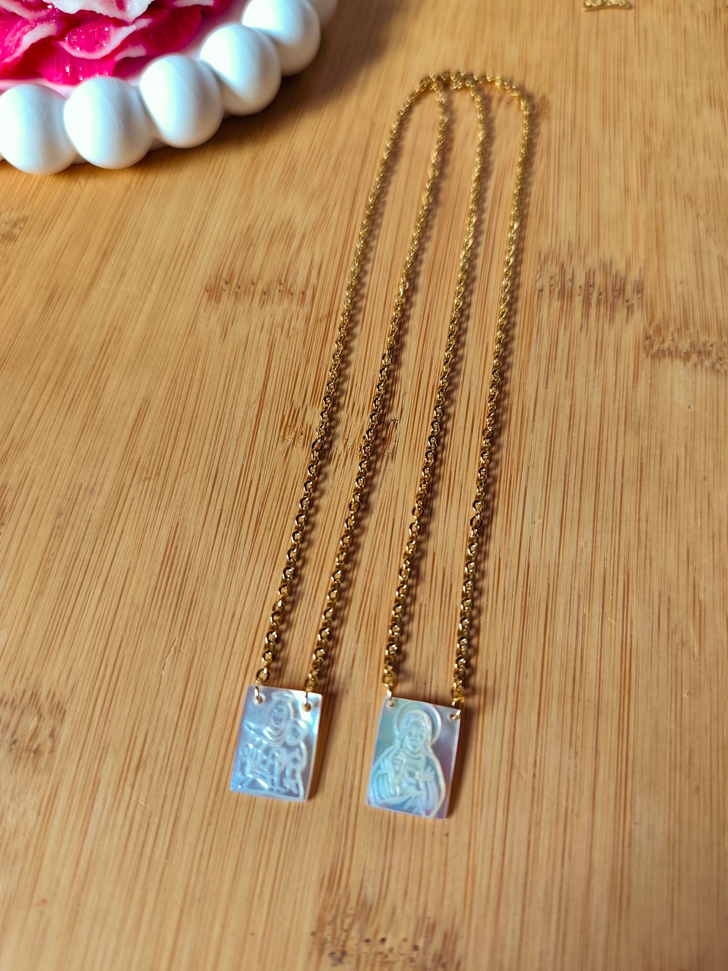 Escapulário Tradicional - Madrepérola