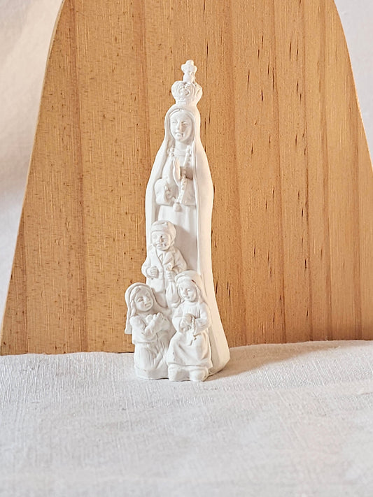 Nossa Senhora de Fátima com os Pastorinhos - miniatura