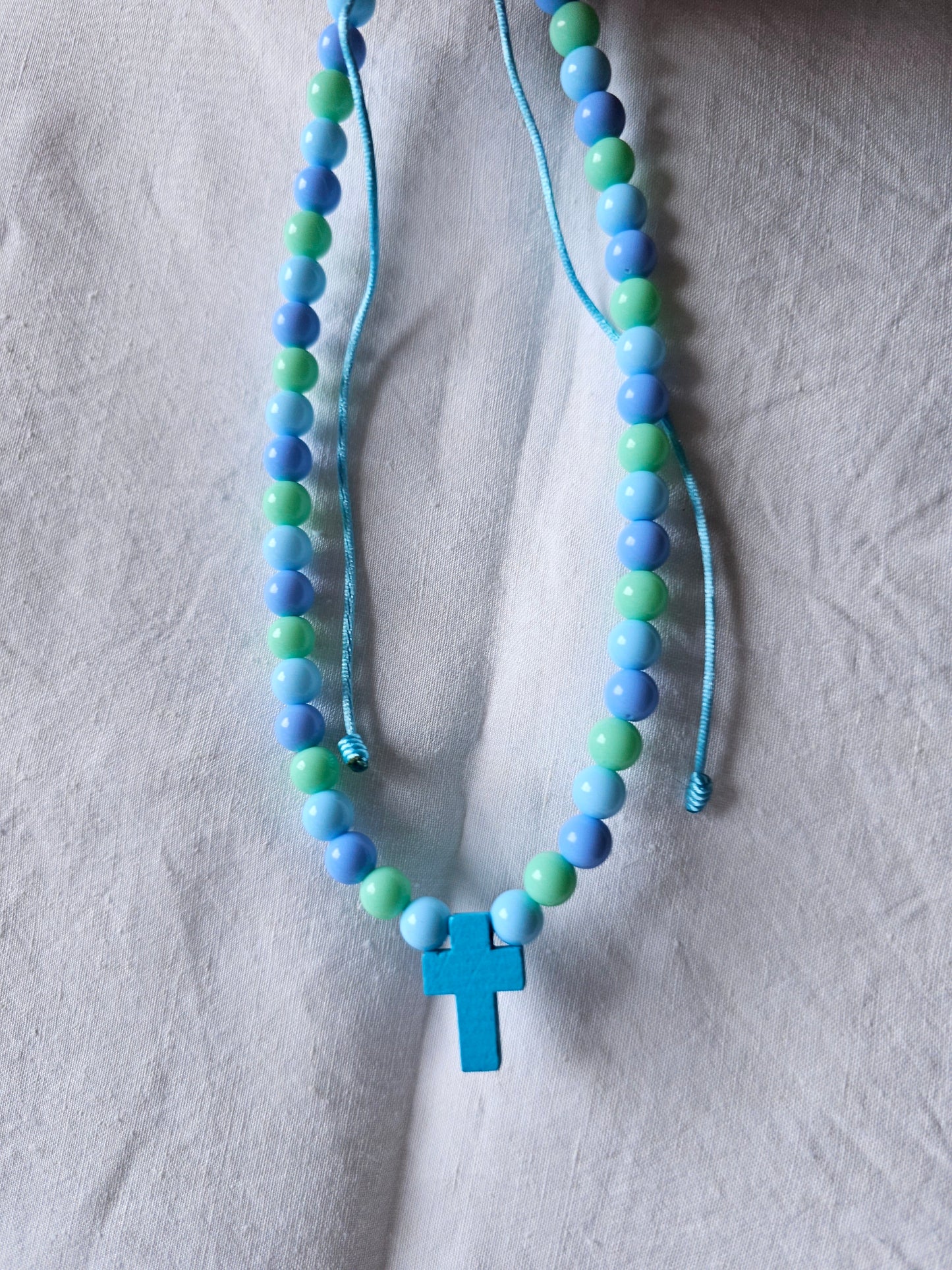 Colar de Menino - Azul e Verde