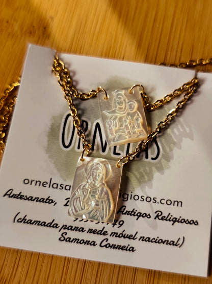 Escapulário Tradicional - Madrepérola