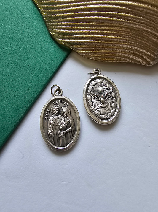 Medalha Sagrada Família e Espírito Santo