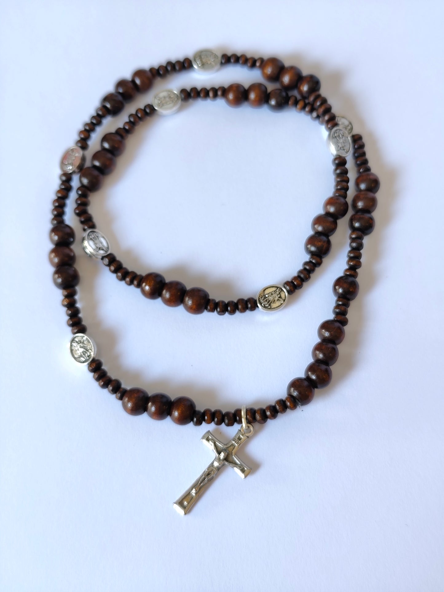 Terço de São Miguel Arcanjo - Pulseira de 3 Voltas