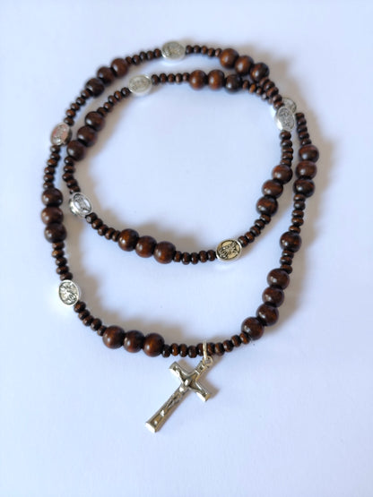 Terço de São Miguel Arcanjo - Pulseira de 3 Voltas