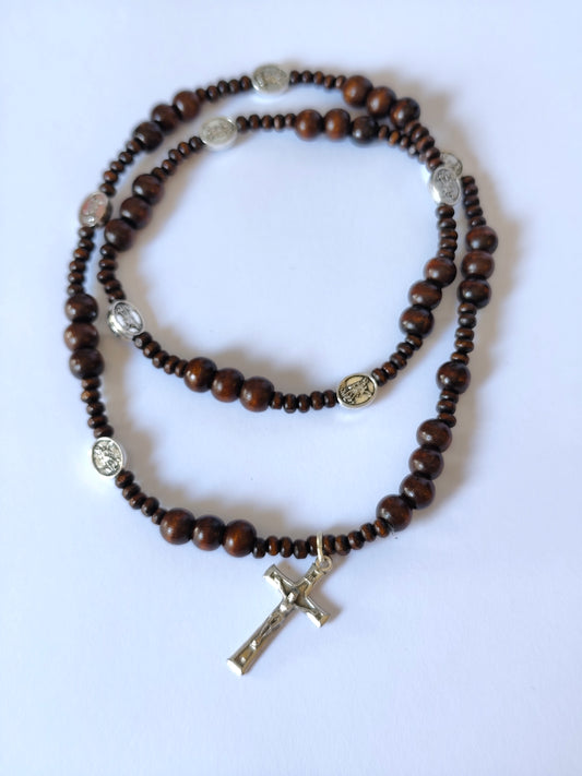 Terço de São Miguel Arcanjo - Pulseira de 3 Voltas