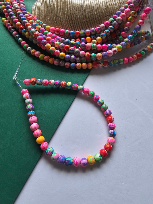 Contas de Fimo 7×6mm