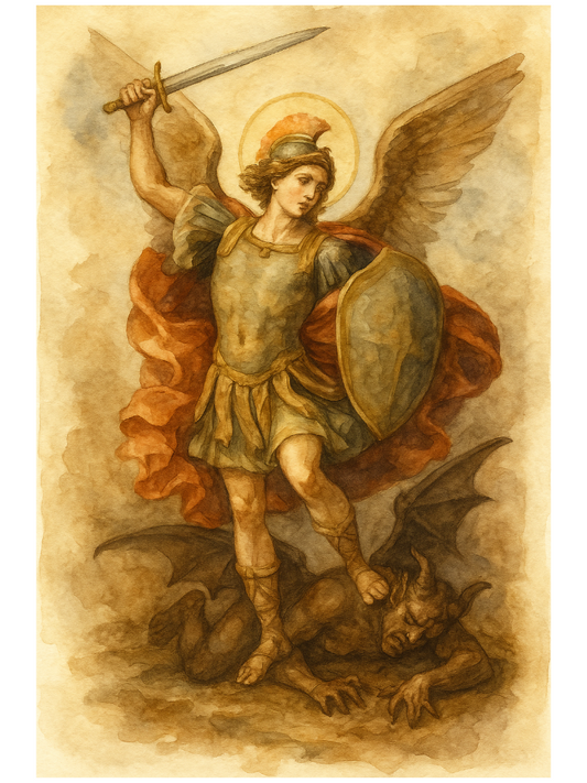 Guia para Rezar o Terço de São  Miguel Arcanjo/Coroa Angélica (pdf)