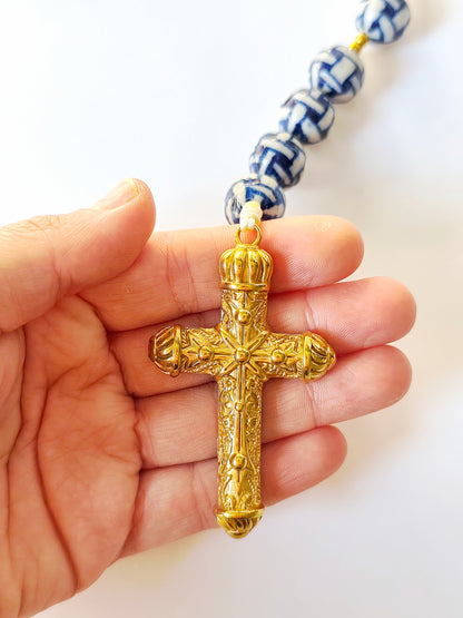 Terço Alma Portuguesa - Terço em Porcelana