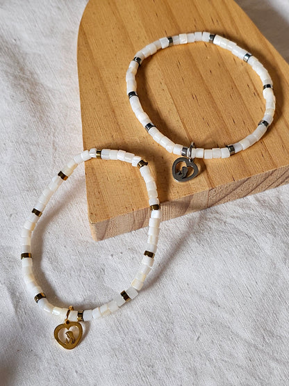Pulseira em Madrepérola - Dourado