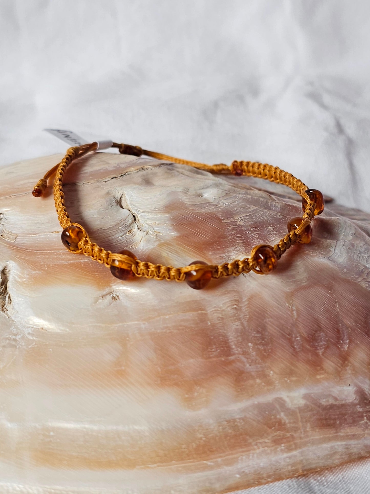Pulseiras de Pedras Naturais em Macramé (Várias)