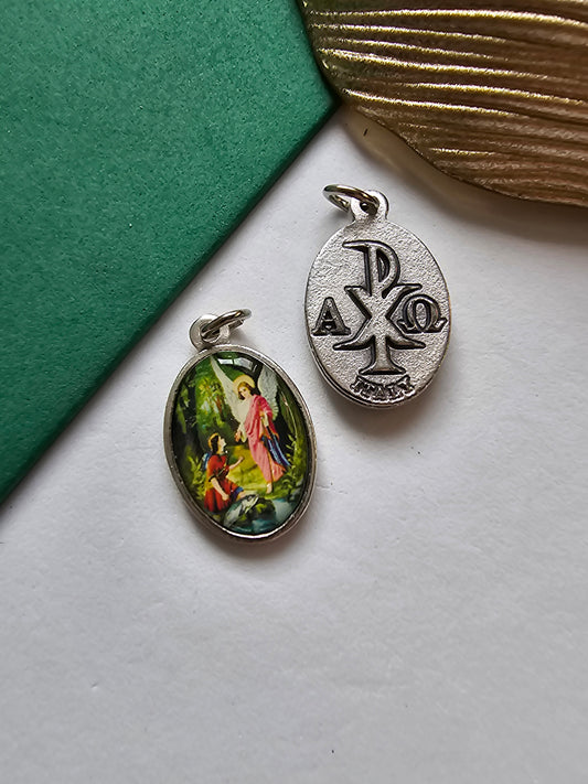 Medalha Arcanjo São Rafael - Resinada