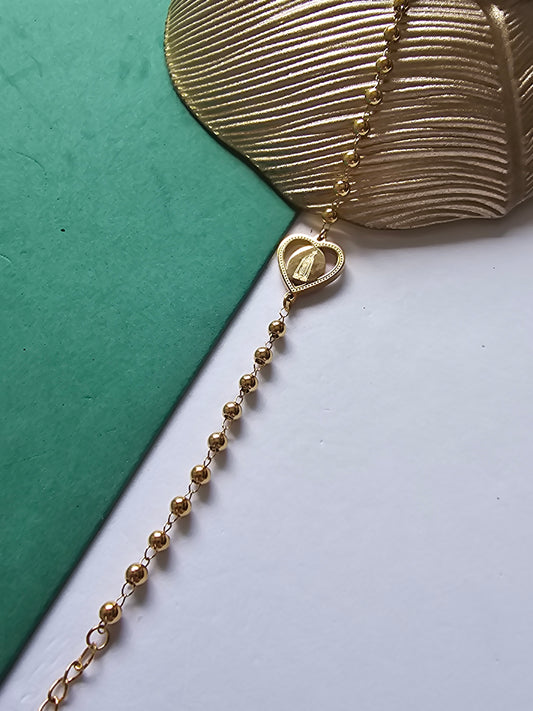 Pulseira Coração Nossa Senhora