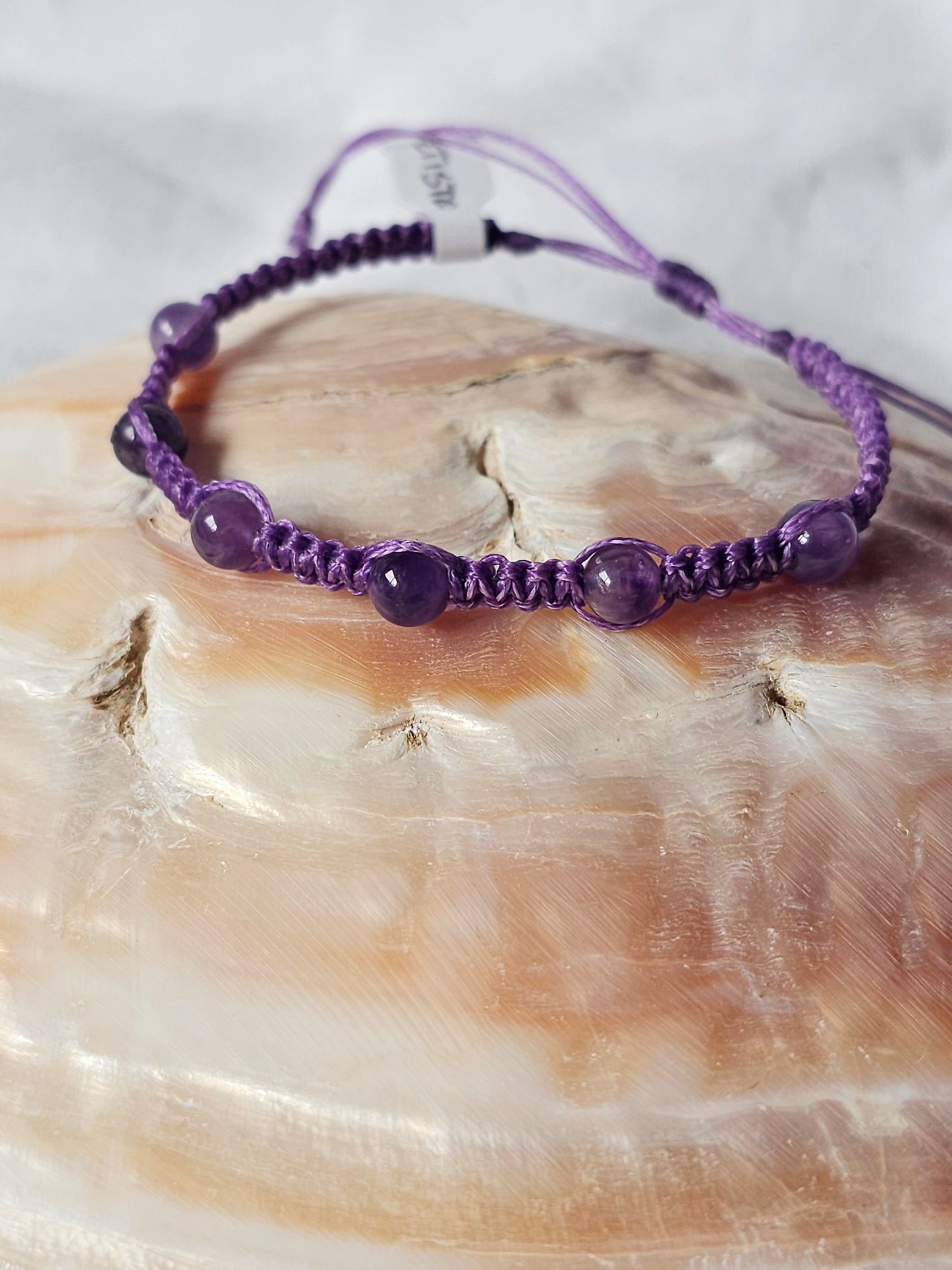 Pulseiras de Pedras Naturais em Macramé (Várias)