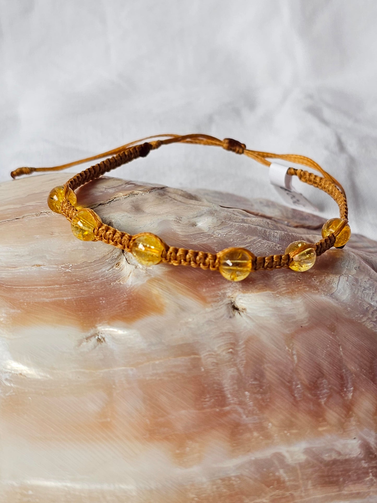 Pulseiras de Pedras Naturais em Macramé (Várias)