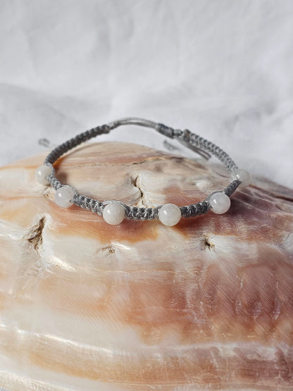 Pulseiras de Pedras Naturais em Macramé (Várias)