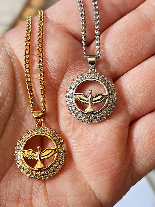 Colar com Medalha de Espírito Santo