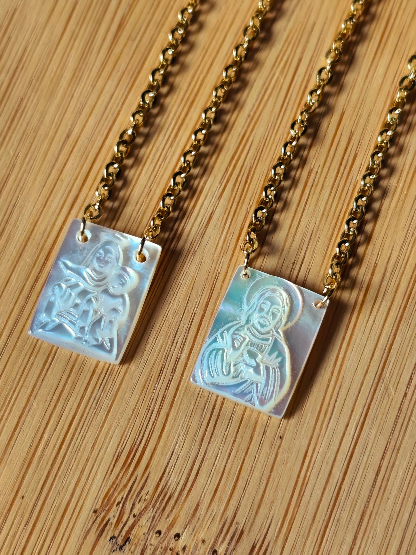 Escapulário Tradicional - Madrepérola