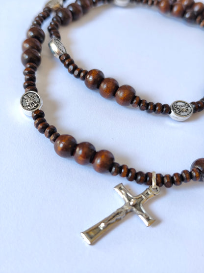 Terço de São Miguel Arcanjo - Pulseira de 3 Voltas