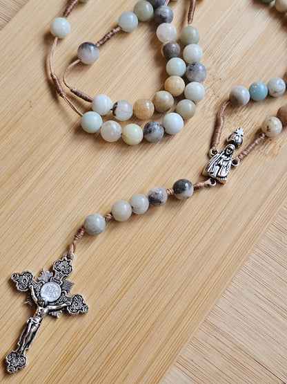 Terço em Amazonite