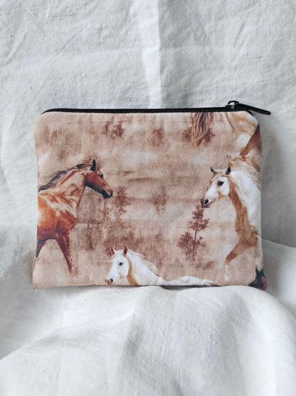 Bolsinha simples Porta-Moedas - Cavalos III