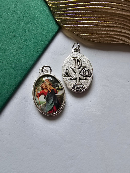 Medalha São Cristóvão - Resinada