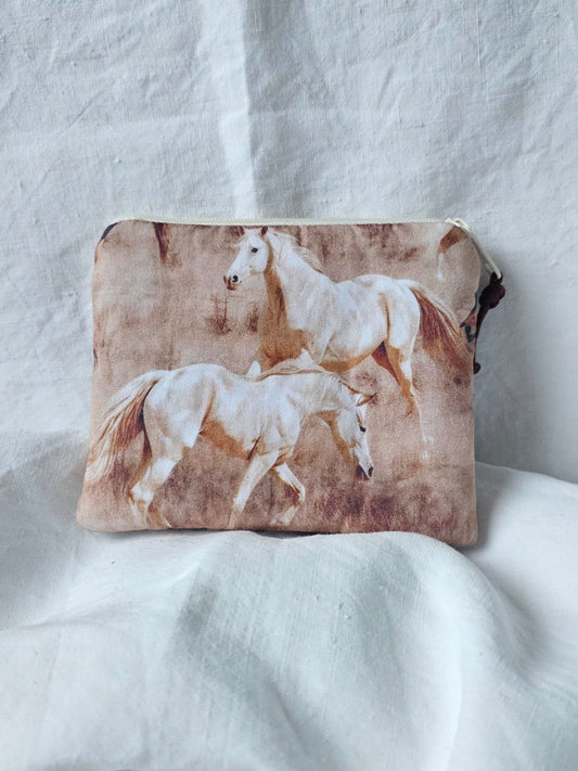 Bolsinha simples Porta-Moedas - Cavalos